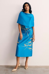 Bari Wrap Vivid Turquoise
