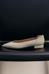Nerano Metallic Flats 25 Silver