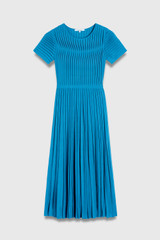Allegra Stretch Knit Dress Vivid Turquoise