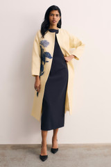 Clever Crepe Orani Dress Navy