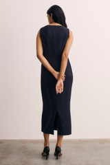Clever Crepe Orani Dress Navy