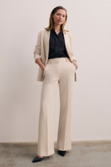 Clever Crepe Doppio Selsey Jacket Stone