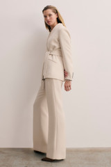 Clever Crepe Doppio Selsey Jacket Stone
