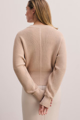 Rieti Cotton Silk Blend Sweater Oat