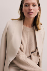 Rieti Cotton Silk Blend Sweater Oat