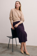 Rieti Cotton Silk Blend Sweater Oat