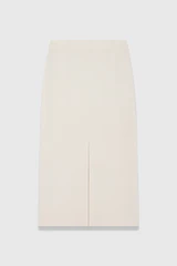 Clever Crepe Doppio Oliena Skirt Stone