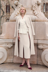 Clever Crepe Belleville Mid Sleeve Top Ivory - Welcome to the Fold LTD
