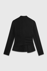 Clever Crepe Belleville Long Sleeve Top Black