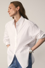 Claudia Cotton Shirt White
