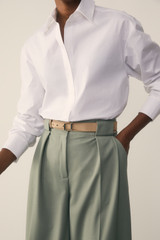 Claudia Cotton Shirt White
