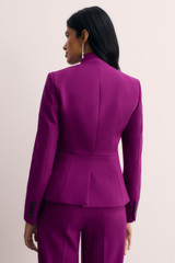Arno Sculpt Stretch Crepe Jacket Berry