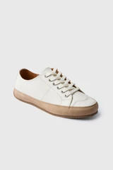 Pescara Leather Sneakers Ecru