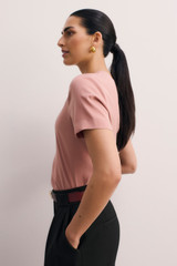 Roche Silk Top Dusty Rose