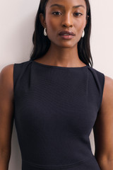 Sculpt Knit Parella Dress Navy