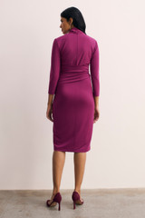 Arlington Jersey Dress Summer Plum
