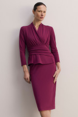 Arlington Jersey Dress Summer Plum