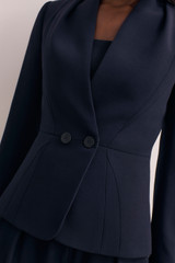Clever Crepe Arno Jacket Navy