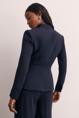 Clever Crepe Arno Jacket Navy
