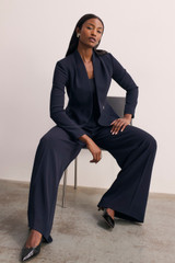 Clever Crepe Arno Jacket Navy