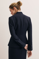 Clever Crepe Arno Jacket Navy