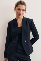 Clever Crepe Arno Jacket Navy
