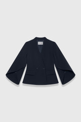 Clever Crepe Ansdell Jacket Navy