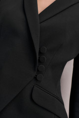 Clever Crepe Forino Jacket Black