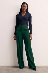 Orsett Stretch Knit Top Navy