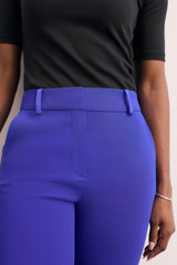 Clever Crepe Tavira Trousers Cobalt Blue
