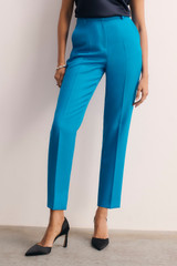 All Year Wool Tavira Trousers Turquoise