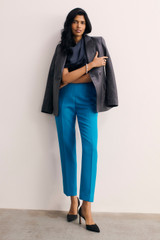 All Year Wool Tavira Trousers Turquoise