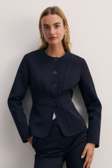 4-Way Stretch Sunbury Jacket Navy