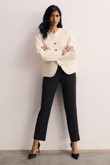 Ravello Textured Jacket Porcelain