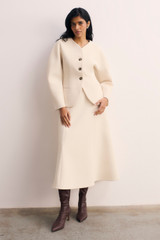 Ravello Textured Jacket Porcelain