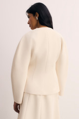 Ravello Textured Jacket Porcelain