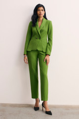 Caselle Sculpt Stretch Crepe Jacket Spring Green
