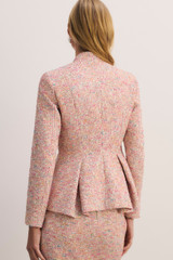 Lenola Tweed Jacket Pink And Ivory