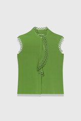 Veroli Silk Blouse Spring Green