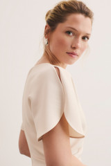 Clever Crepe Doppio Salerno Dress Stone