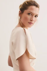 Clever Crepe Doppio Salerno Dress Stone