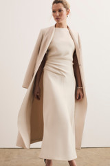 Clever Crepe Doppio Salerno Dress Stone