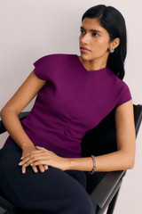 Sculpt Knit Tellaro Top Berry