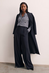 Hampton Tweed Jacket Navy And Ivory