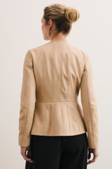 Ginevra Leather Jacket Stone