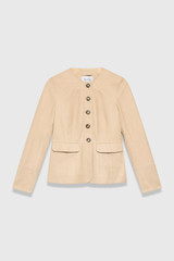 Ginevra Leather Jacket Stone