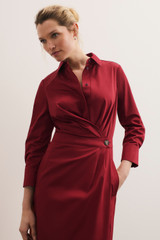Sedona Cotton Dress Sienna Red