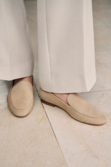 Prato Suede Loafers Sand