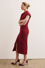 Clever Crepe Rossano Dress Sienna Red