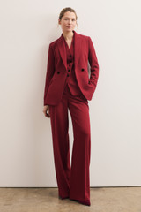 Clever Crepe Knighton Jacket Sienna Red